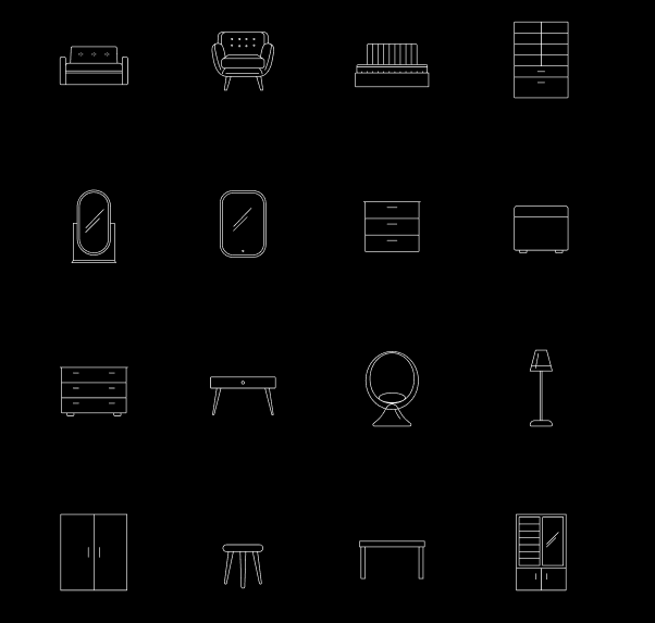 16 Amazing Furniture Icons Free For Download